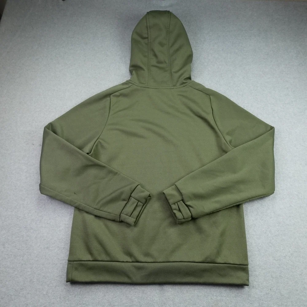 Nike Hoodie Boys XL Green Therma-FIT Pullover Active Graphic Fleece